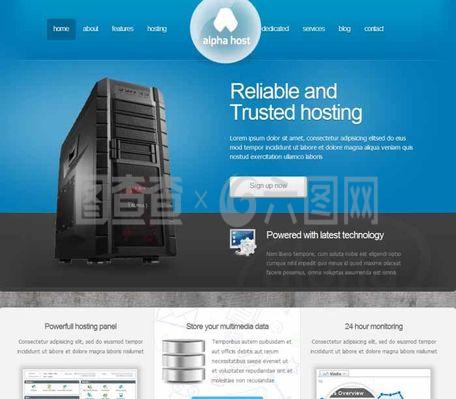 企業商業HTML5模板